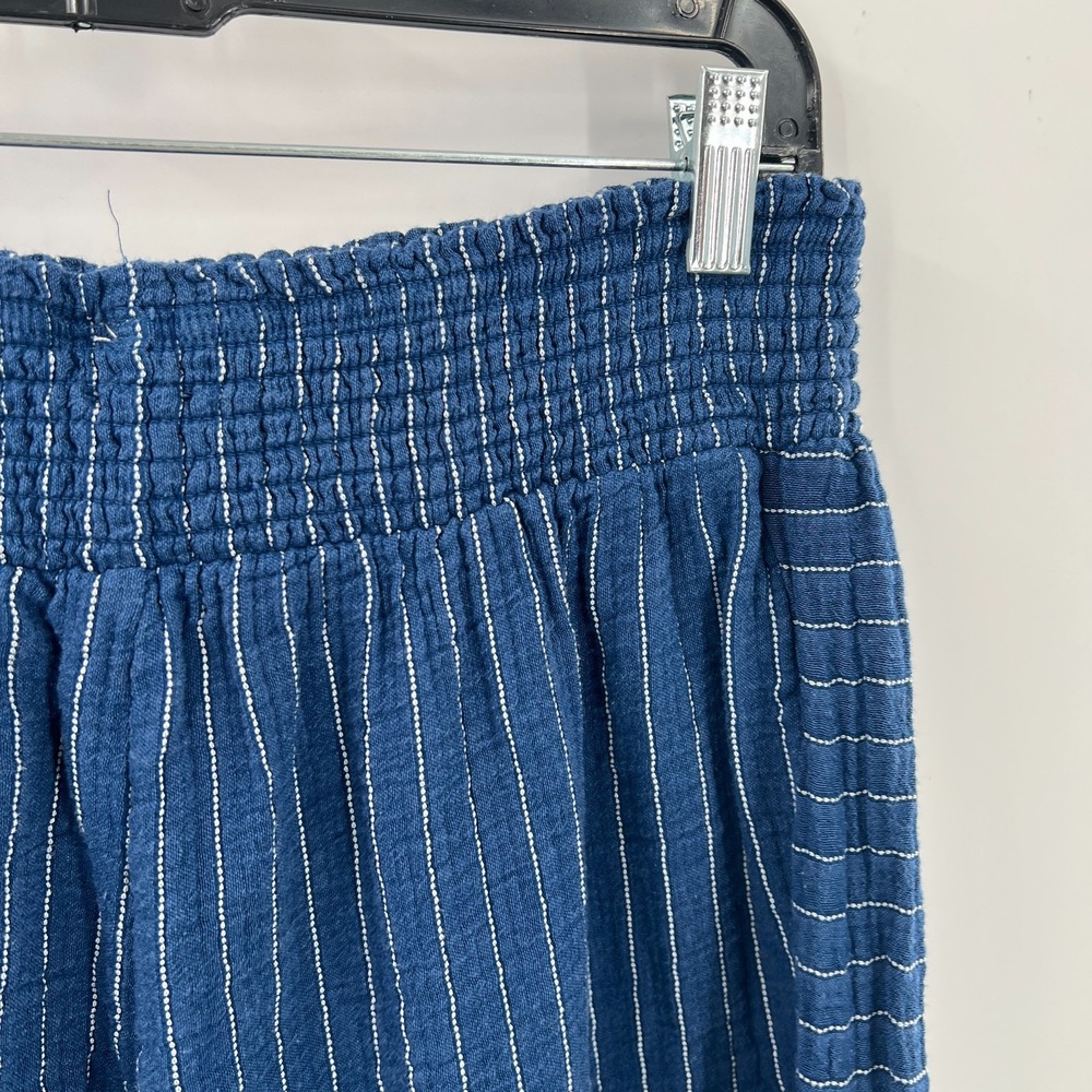 Joie high rise wide leg striped pant coastal grandmother nautical breeze boho 1x - Picture 7 of 12